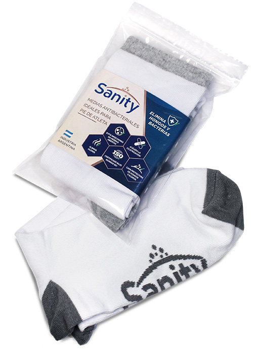 Medias Antibacteriales Sanity con nanotecnología